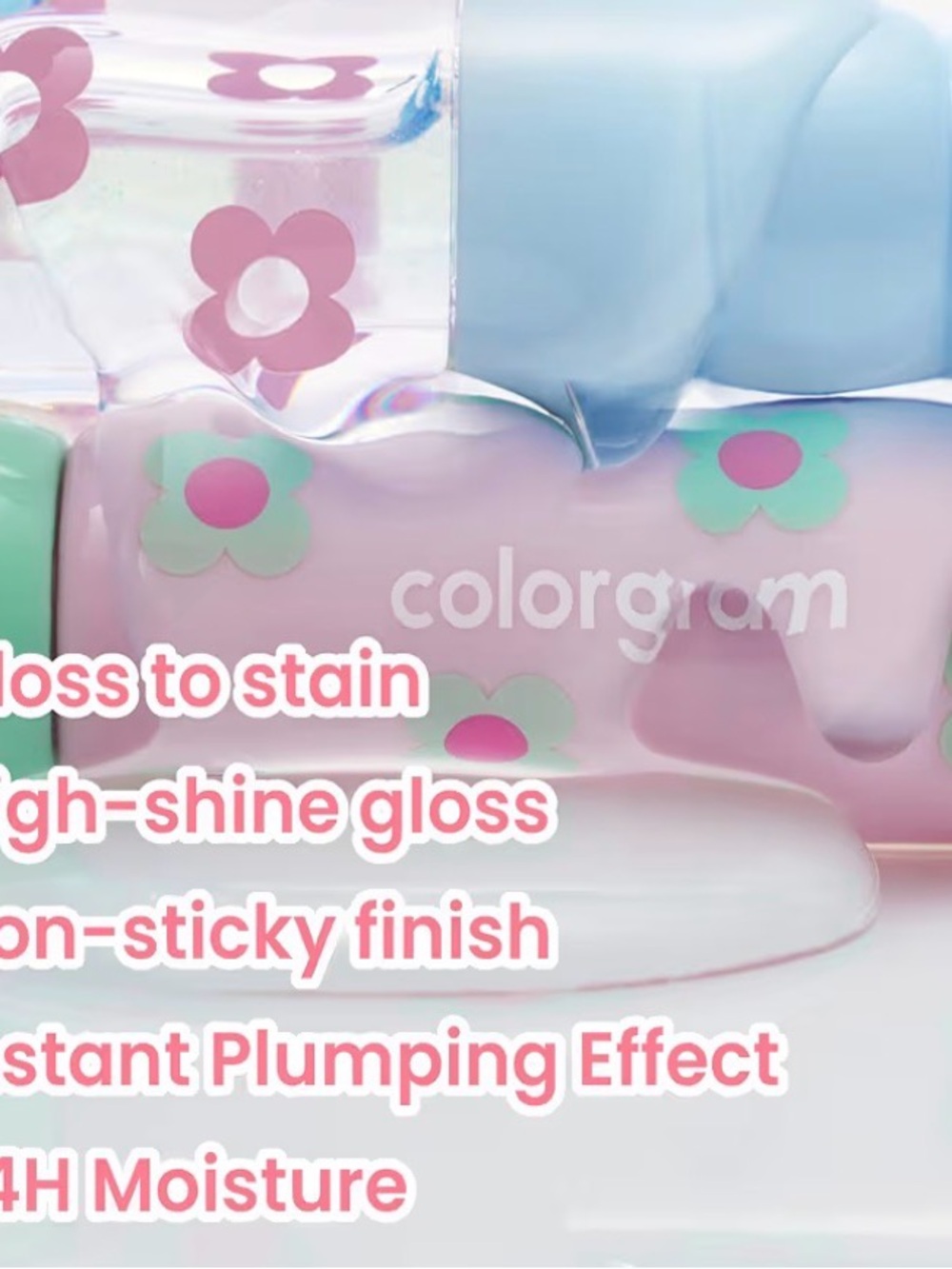 Colorgram Fruity Glass Tint Lip Gloss - Adorable Berry 04 - Picture 2 of 3